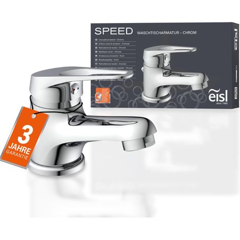 EISL NI075SCR Speed - Rubinetto per lavabo, miscelatore monocomando per bagno, cromato