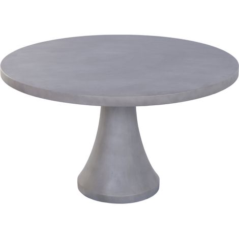 Mesa Comedor Hormigon 130X130X75 Gris (1/5)