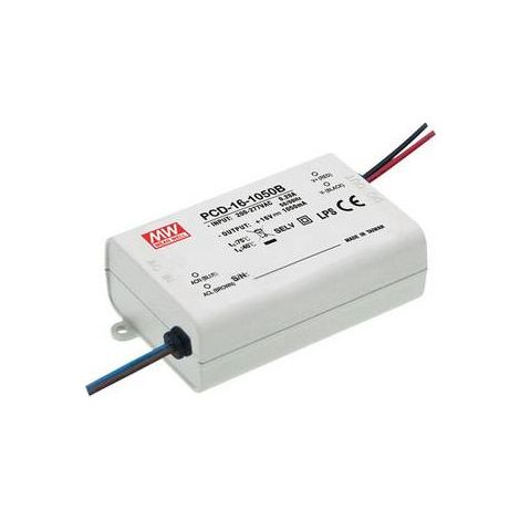Mean Well PCD-16-350B Driver LED Dimmable 16W