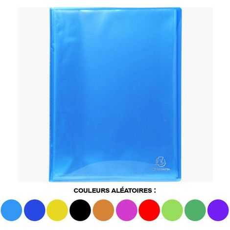 Porte-vues - Lutin - 160 vues - Polypro semi-rigide - A4 - Couleurs assorties - Exacompta