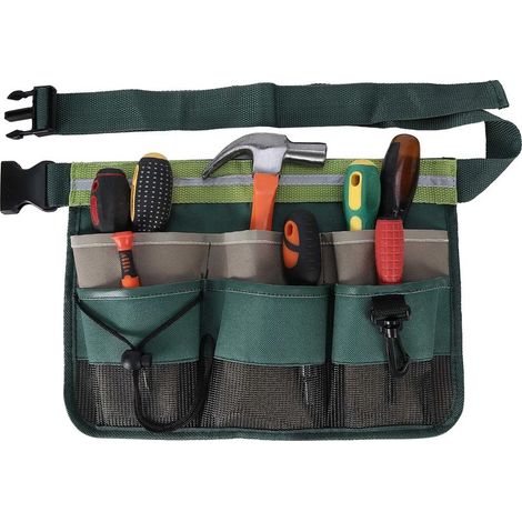 Sac à outils de jardin avec 7 poches, ceinture de rangement pour outils (1/3)