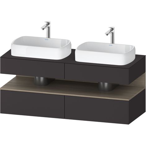 Duravit Collection One Meuble sous-vasque sur console, 2 tiroirs, (1/2)
