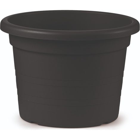VASO CILINDRO D.18CM ANTRACITE