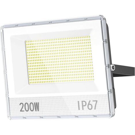 Projecteur Led Exterieur 200W,Spot Led Extérieur Etanche Ip67,20000Lm 7000K Phare Exterieurpour Stade,Jardin,Cour,Grange,Fer[CA141] (1/5)