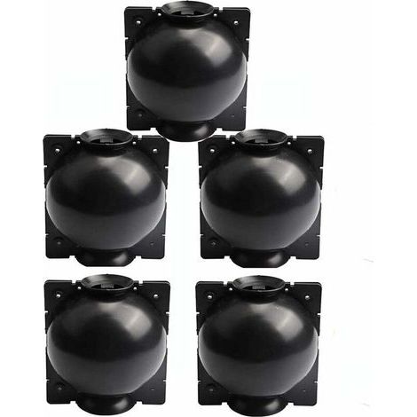 SHINING HOUSE Pflanzenveredelungsbox, 5 Stück Pflanzenwurzelgerät, Hochdruck-Pflanzenbox, Vermehrungsschneideball für Gartenwachstum, Zucht, Pfropfen (schwarz) (1/5)