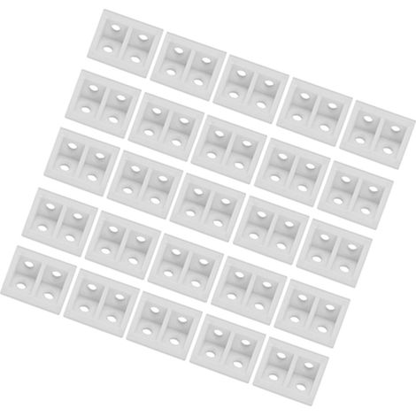 50 équerres en plastique à angle droit (1/5)