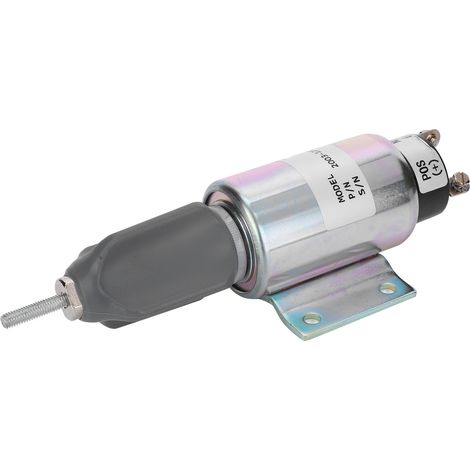 Cummins Stopp-Magnetventil, Motorzubehör 2003-12E7U1B1S2A, 12V DC, Motorstopp-Ersatzteil, kompatibel mit Generatoren und Maschinen. (1/5)
