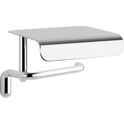 Porte-rouleaux de papier toilette Gessi Goccia avec couvercle,