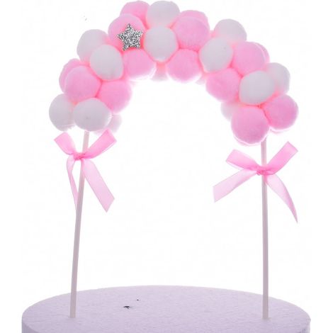 Guirnalda de globos para arco de Navidad, color rosa, tamaño XL.