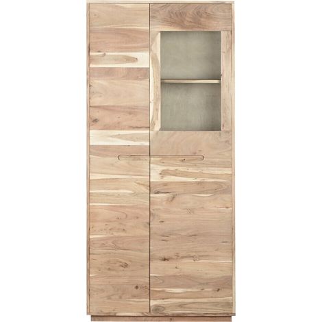 Vitrina Acacia 80X40X180 Natural (1/5)