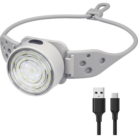 Outdoor Headlight type rechargeable Night Fishing silicone Light, lampe frontale d'éclairage multifonction portable légère (1/5)