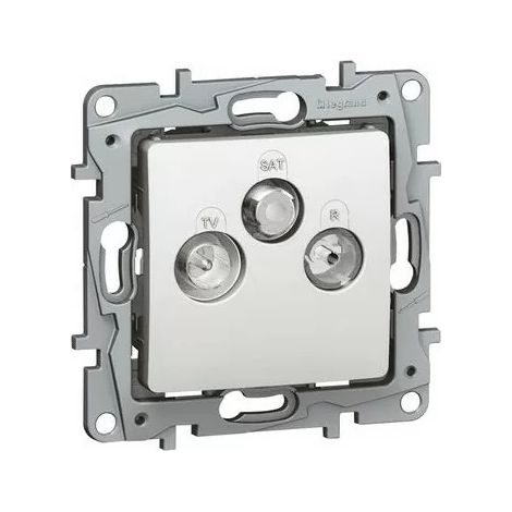Legrand 664763 - Niloé tv/r/sat socket - shielded star - pure