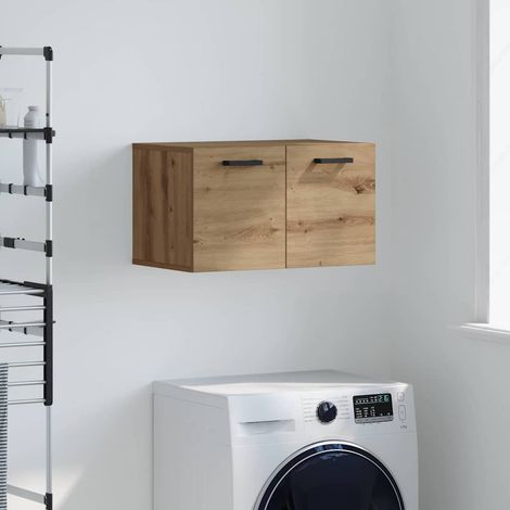 vidaXL  Wall-Mounted Cabinet  Wall-mounted Artisan Oak 60 x 36.5 x 35 cm