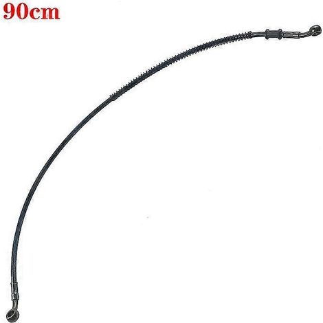 Maître-cylindre de frein avant pour moto, levier de frein hydraulique, flexible de frein, étriers de frein pour dirt bike, quad, karting - Flexible de 90 cm (1/5)