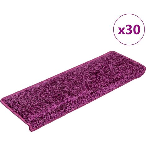 Stufenmatten 30 Stk. 65x21x4 cm Violett Rechteckiger Rand
