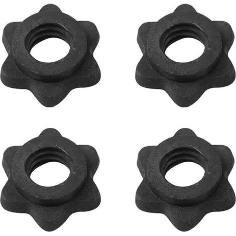 Tuercas hexagonales para mancuernas, tornillos de sujeción hexagonales, tuercas de sujeción, prácticas para entrenar con mancuernas de 25 mm, accesorios para mancuernas (1/3)