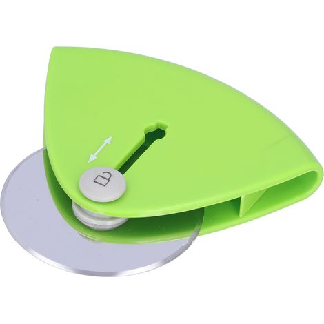 1 Roue à pizza rétractable en acier inoxydable, coupe nette, poignée ergonomique, pour cuisine domestique (1/5)