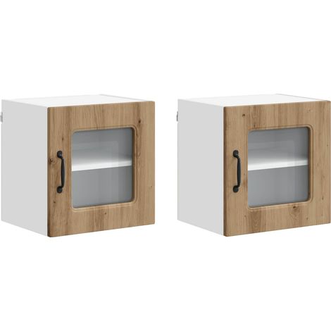 Maison Exclusive - Pannello lavastoviglie Kalmar 2 pcs Rovere artigianale