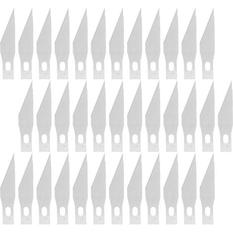 Lames de Gravure Précision en Acier Argenté Boîte de 50 pour Outils de Découpe Artisanale pour DIY et Design Graphique (1/5)
