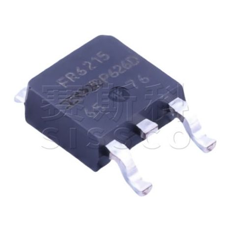 Neues und originales elektronisches Bauteil IRFR6215TRPBF P-Kanal-MOSFET, verpackt im TO-252-2-Gehäuse, 5 Stück pro Packung.