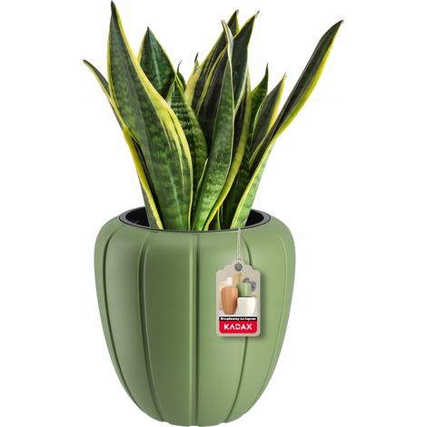 Maceta KADAX Maceta + Inserto 3D Verde 40cm (1/5)