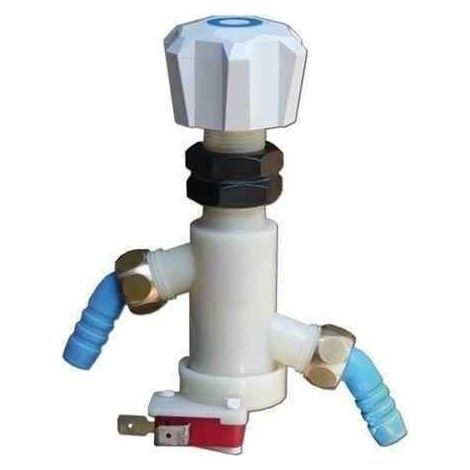 Robinet de douche blanc pour caravane et camping-car
