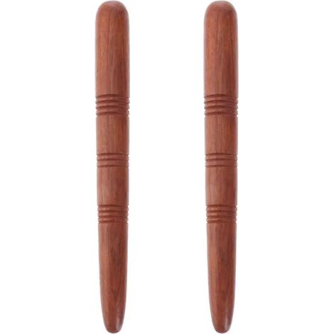 Filiyano – outil de massage par – 2 bâtons de massage en bois pour la plante des pieds, outil de massage par raclage, carte de santé offerte, outil de
