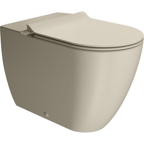 PURA WC combiné, siphon en S/siphon en P, Swirlflush, 36x63cm, creta dual-mat (1/2)