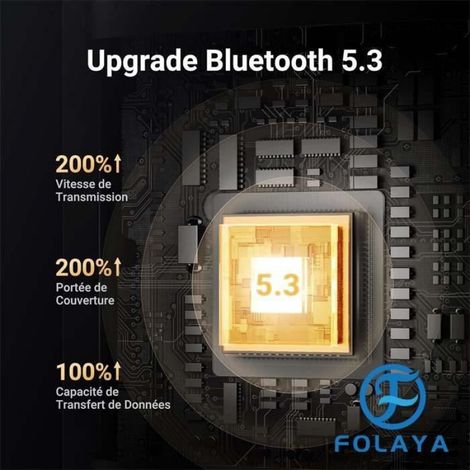 Adaptateur Bluetooth - - Jack 3.5mm - Bluetooth 5.3 - Appels Mains Libres - 10m Portée (1/4)
