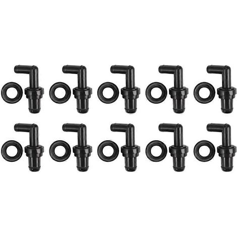 Satz mit 10 90-Grad-PCV-Ventilen und Dichtungen für Honda/Toyota 17130-PM6-003 + 17139-PK1-000 (1/5)