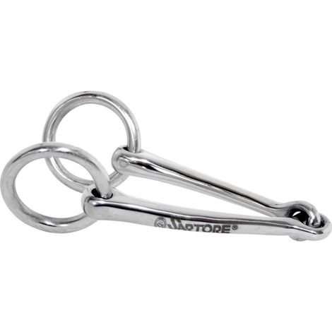 Bâton solide en acier inoxydable articulé 8 mm