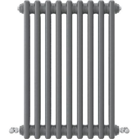 Acezanble Horizontal Traditional Cast Iron Style Radiator 600x425mm 2 Column Anthracite
