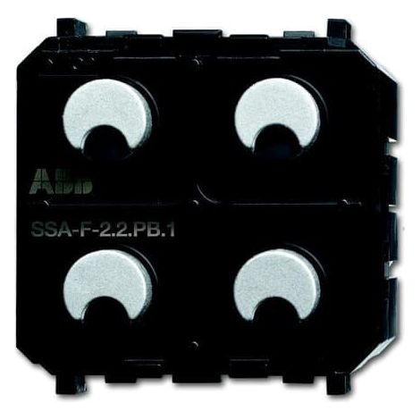 Capteur Actionneur f@h Zénit 4 touches LED 2xTOR 230V 2CKA006220A0234 ABB BJE518737
