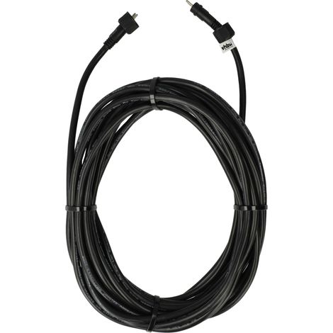 vhbw IP44 Kabel für Pumpensystem in Springbrunnen, Gartenbewässerung, LED-Beleuchtung - Niederspannungskabel, 10 m, 100 Watt