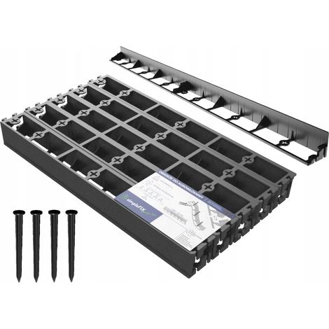 Rasenkante 10 m + 80 Rasenstecker 50mm Polnisches Produkt (1/5)