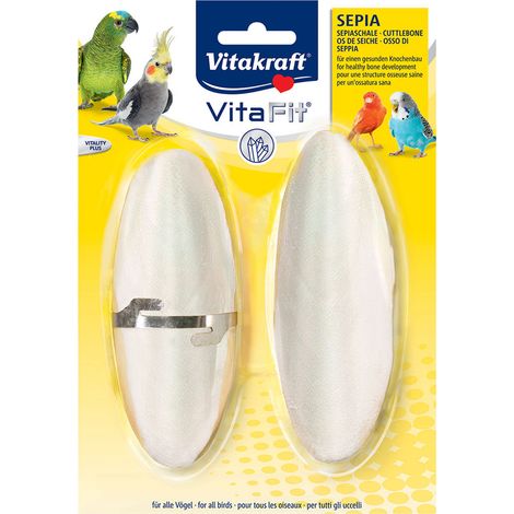 'OSSI DI SEPPIA' PER UCCELLI cf. 2 pz.  - VITAKRAFT