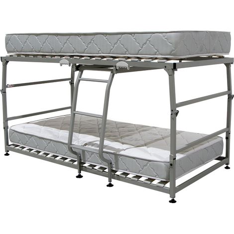 Pack lit superposé pliant Vega Pardo + 2 matelas Vega visco de Pardo 17 cm ferme adaptés aux lits superposés  90x190cm
