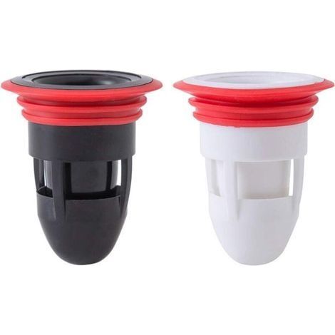Bouchon Anti-Odeur pour égout du centre de drainage de reflux de drain de plancher de douche 2 pièces pour salle de bain de cuisine (1/4)