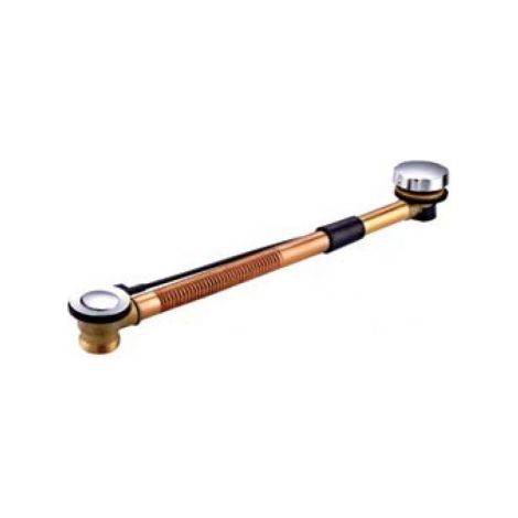 Vidange baignoire en laiton chromée 55cm pour baignoire Mykonos (1/3)