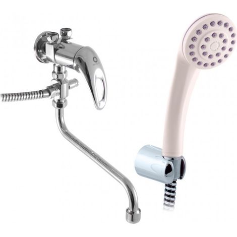 Mitigeur basse pression pour baignoire ou douche avec douchette (1/3)