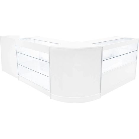 Vega LED Shop Counter Set K1200, C1200, TB60 & CM60 - White (1/5)