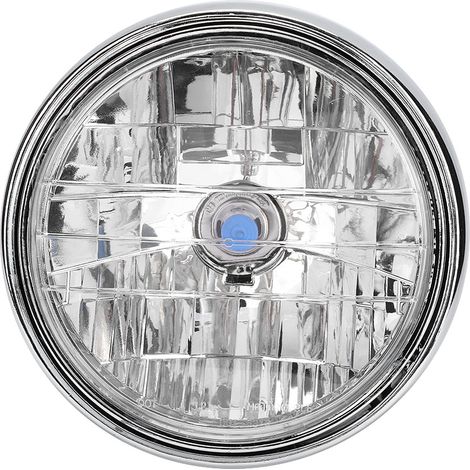 Phare rond rétro modifié avant moto CB400/900, kit optique complet, style classique, compatible Honda, noir, 1 pièce. (1/5)