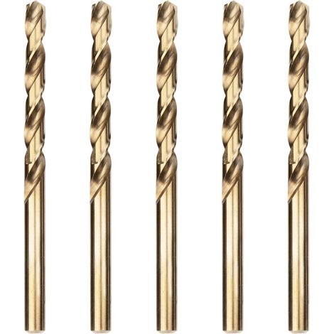 5pcs Foret Hélicoïdal 6.0mm Acier Inoxydable Professionnel, Forets Métaux DIN 338 (1/5)