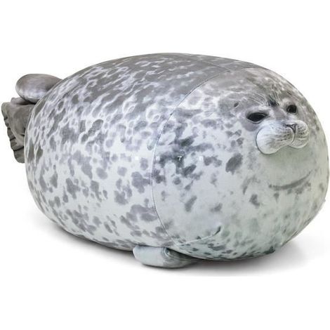 30cm Oreiller De Phoque En Peluche Doux Animal Mignon Oreiller Marin Cadeau Pour Enfants-Ywey (1/3)