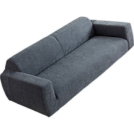 Copridivano elasticizzato in tessuto - Grigio chiaro