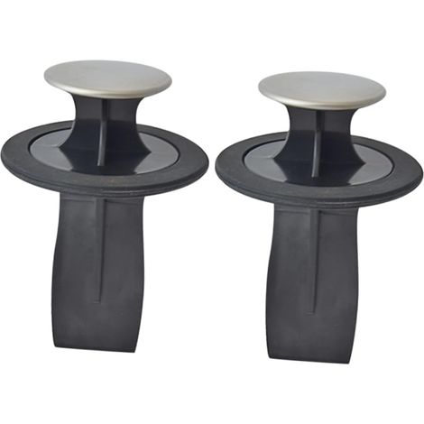 Ahlsen Pieza de eliminación de residuos Fregadero Filtro de eliminación de residuos Tapón del filtro del fregadero de la cocina Protector de drenaje Sello del fregadero Tapón de agua Sello del fregade (1/4)
