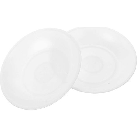 Lot de 2 plateaux de pesée réutilisables en plastique, plateau de service pour balance de cuisine numérique, bol de pesée, accessoire pour plateau de pesée, assiette de rechange en plastique (1/5)