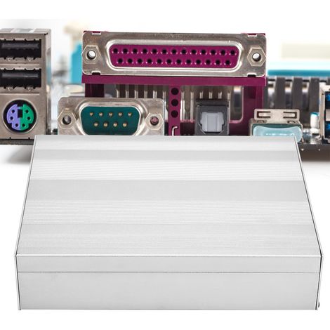 Boîtier en aluminium alliage gris sablé 50x178x220 mm split pour circuit imprimé projet électronique DIY avec 2 plaques et 1 jeu de vis blindage (1/5)