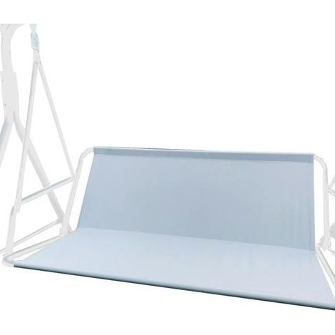 2 pièces housse de siège balançoire, 110x55x45 cm, gris, résistante aux intempéries, pour chaise suspendue jardin et terrasse