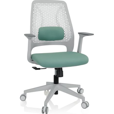 Bürostuhl / Drehstuhl PARFERIO W Stoff mintgrün hjh OFFICE (1/5)